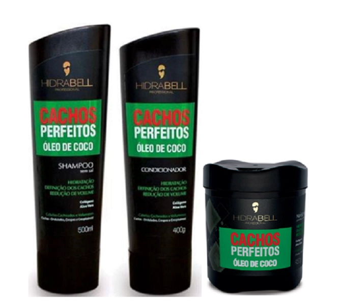Produto: Hidrabell Cachos Perfeitos - Shampoo+Condicionador+Máscara