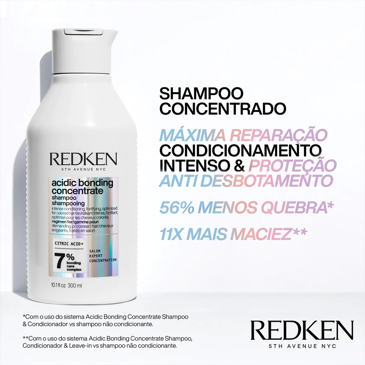 Produto: Kit Redken Acidic Bonding Concentrate Duo Leave-in (3 produtos)