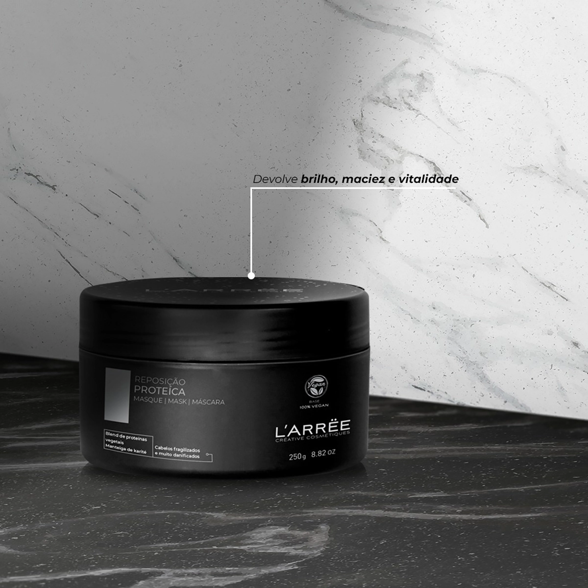 Produto: Máscara de Reparação Tratamento Intensivo L'arrëe Essenziale 250g