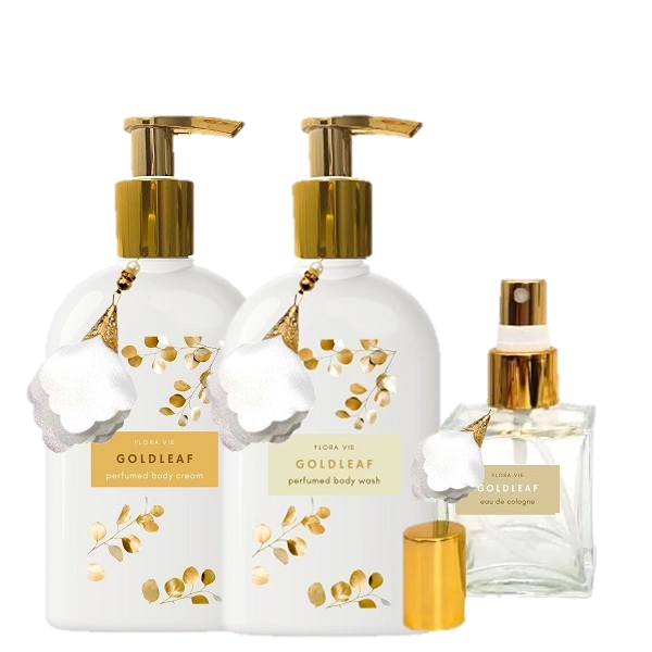 Produto: Flora Vie Kit Gold Leaf Completo 3 Produtos