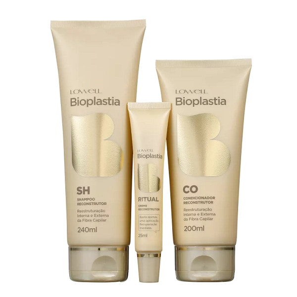 Produto: Lowell Kit Bioplastia Capilar Home Care (3 Produtos)