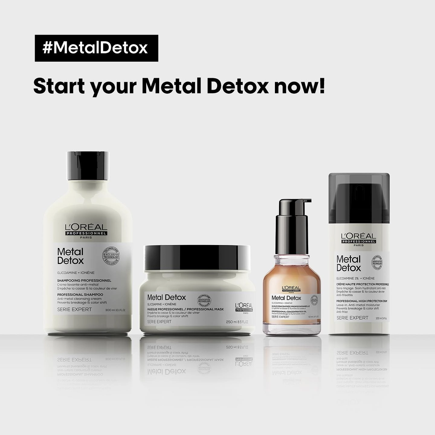 Produto: Kit L'Oréal Professionnel Metal Detox Máscara e Detox Soin Produto Anti-Depósito (2 produtos)