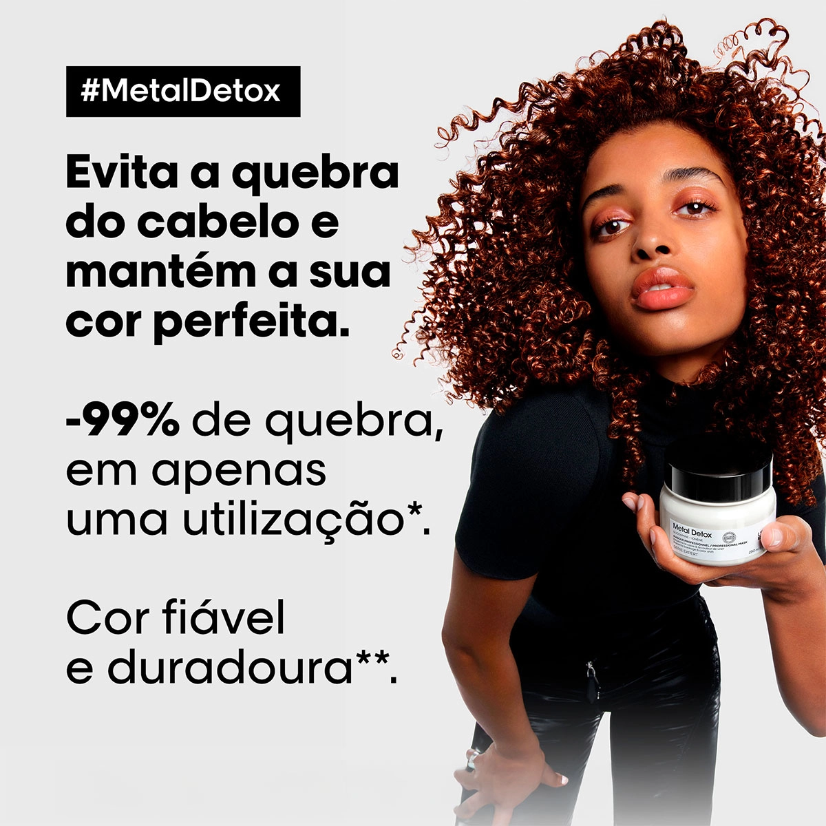 Produto: Kit L'Oréal Professionnel Metal Detox Pré Shampoo Máscara Shampoo Leave-in (4 produtos)