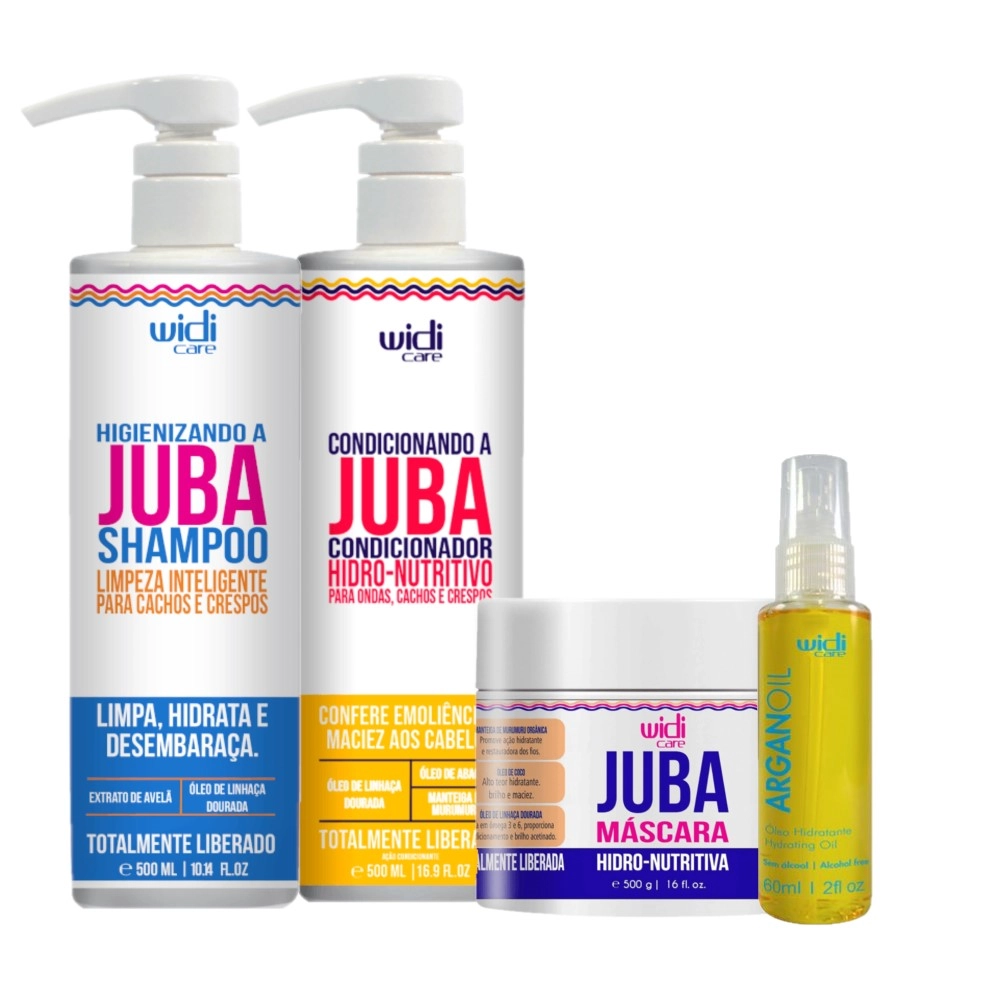 Produto: Kit Widi Care Juba - Encaracolando (4 Produtos)