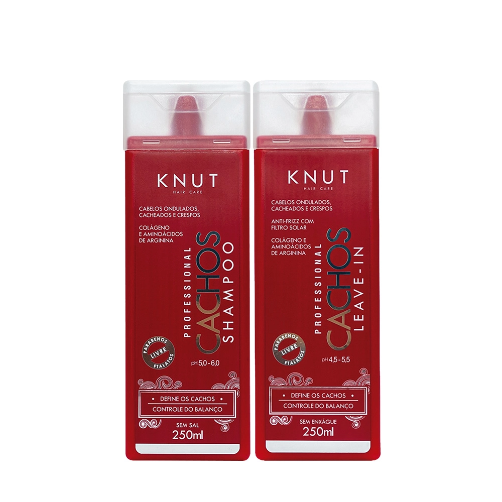 Produto: Kit Knut Professional Cachos Shampoo e Leave-in (2 produtos)