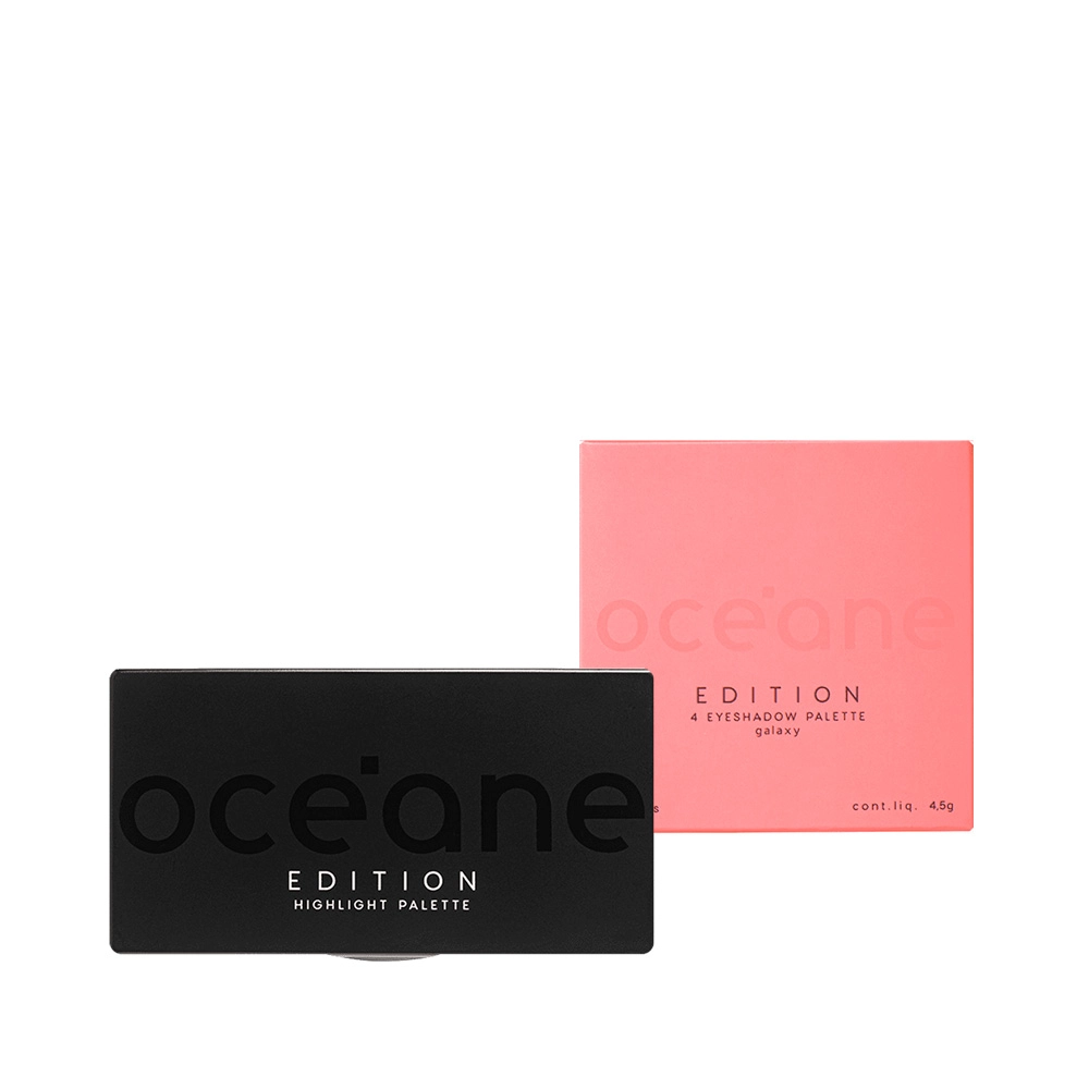 Produto: Kit Océane Edition Paleta Hightlight e Sombra Galaxy (2 produtos)