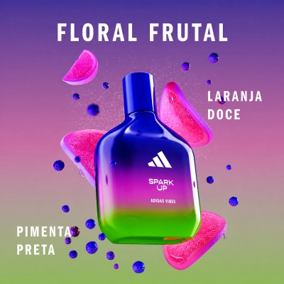 Produto: Kit Adidas Vibes Spark Up Eau de Parfum 100ml e Shower Gel 100ml
