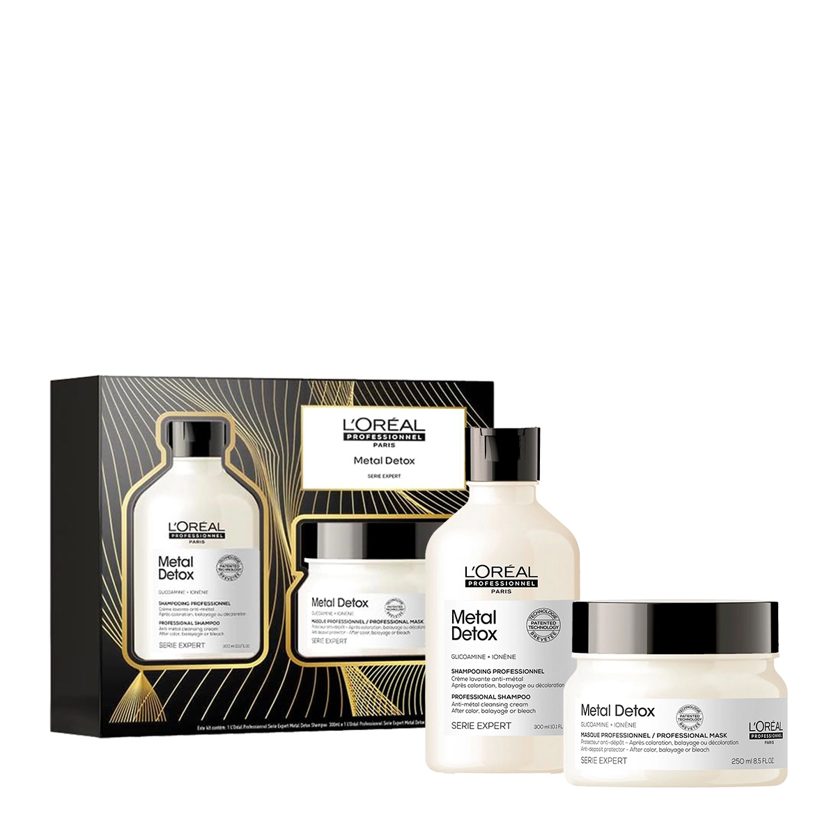 L'Oréal Professionnel Kit Metal Detox Shampoo e Máscara (2 produtos) Produto: L'Oréal Professionnel Kit Metal Detox Shampoo e Máscara (2 produtos)