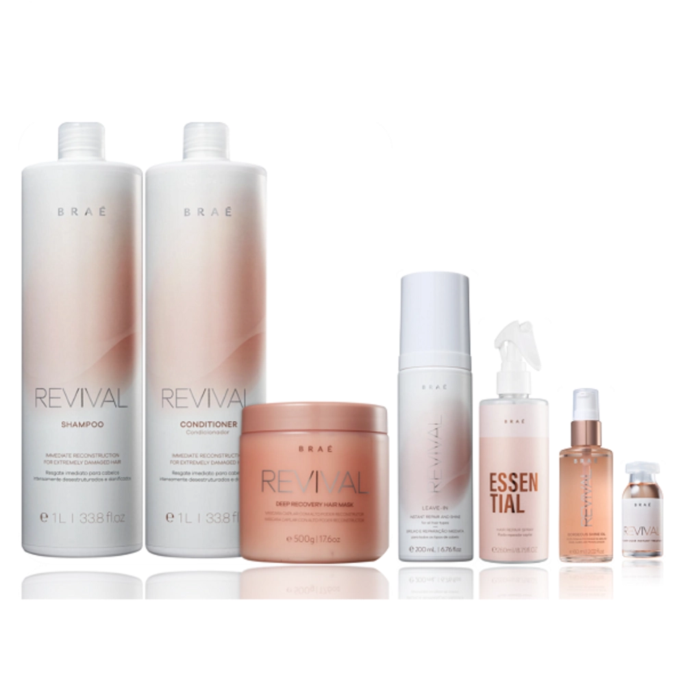 Produto: Braé Revival Kit Reconstrução Essential 7 Produtos