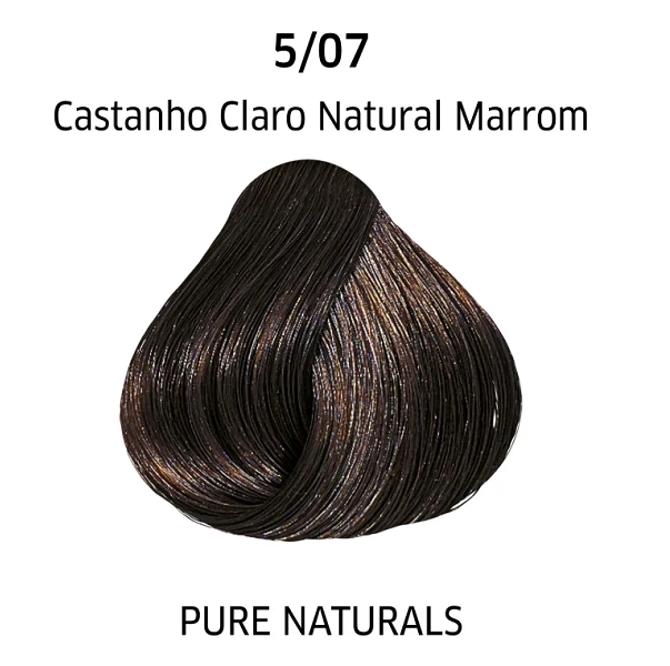 Produto: Coloração Permanente 5.07 Castanho Claro Natural Marrom Wella Professionals Color Perfect 60ml