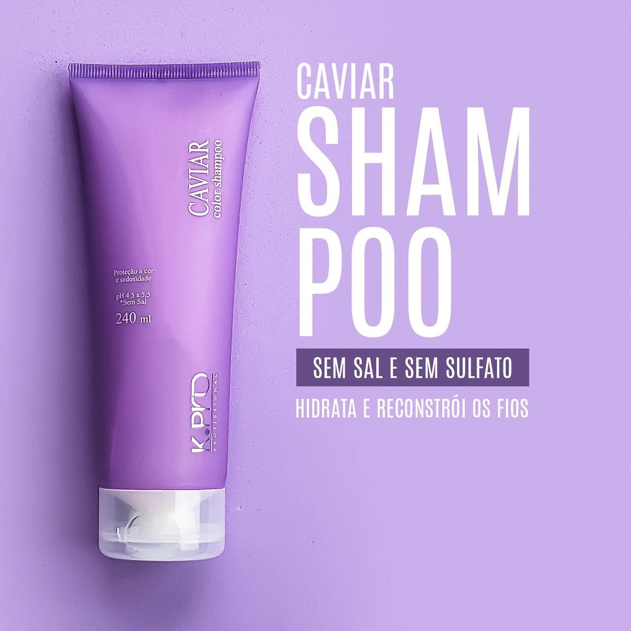 Produto: Kit K.Pro Profissional Caviar Shampoo Máscara e Spray Leave-in (3 produtos)