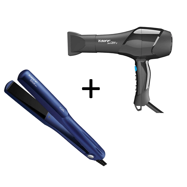 Produto: Kit Secador New Smart 1700W 110V e Chapinha Blue Ion Bivolt Taiff