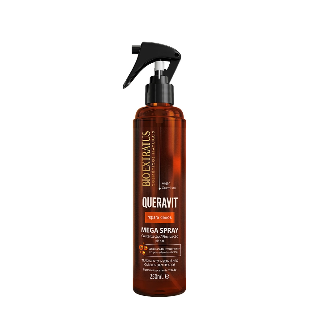 Bio Extratus Queravit - Mega Spray Condicionante 250ml Produto: Bio Extratus Queravit - Mega Spray Condicionante 250ml
