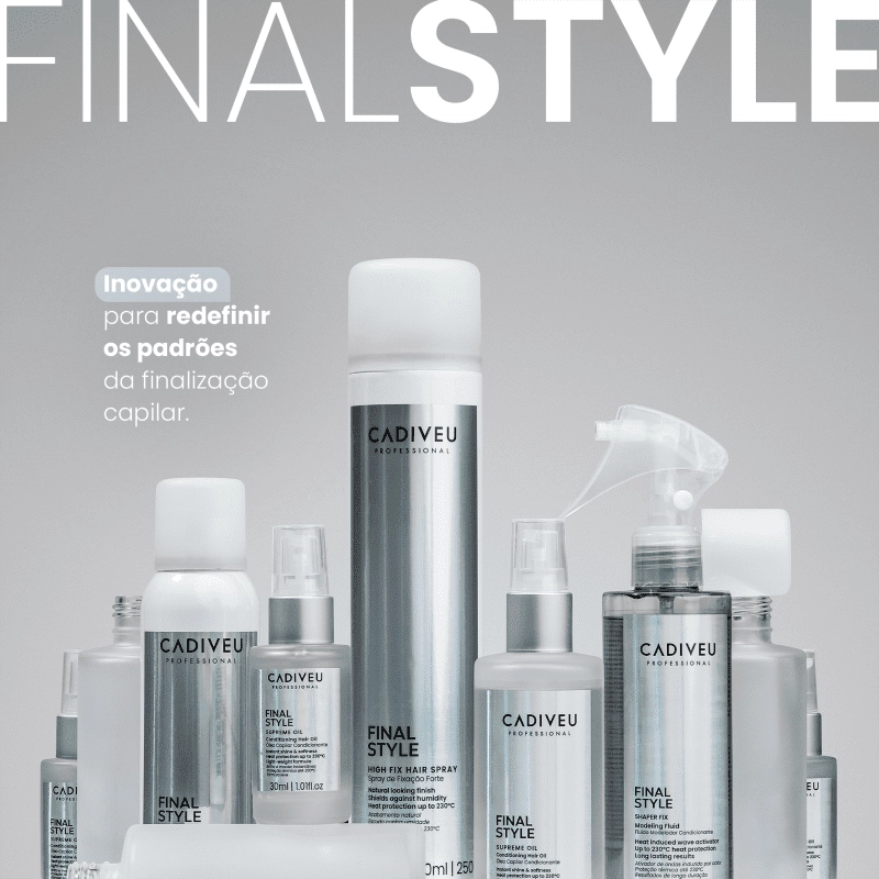 Spray de Brilho Extra Shine Cadiveu Final Style 150ml Produto Spray de Brilho Extra Shine Cadiveu Final Style 150ml