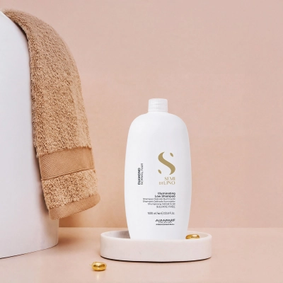 Produto: Kit Alfaparf Semi di Lino Diamond e Sublime - Cuidado Profissional para Fios Radiantes (3 produtos)