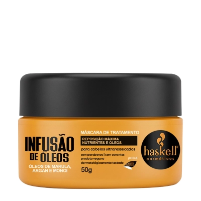 Brinde Haskell Infusão de Óleos - Máscara Capilar 50g Produto Brinde Haskell Infusão de Óleos - Máscara Capilar 50g