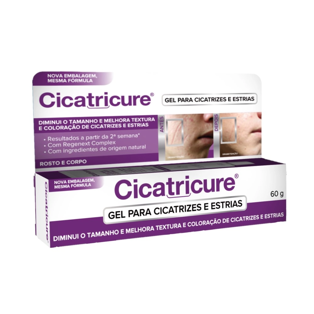 Produto: Gel Tratamento para Cicatrizes e Estrias Cicatricure 60g