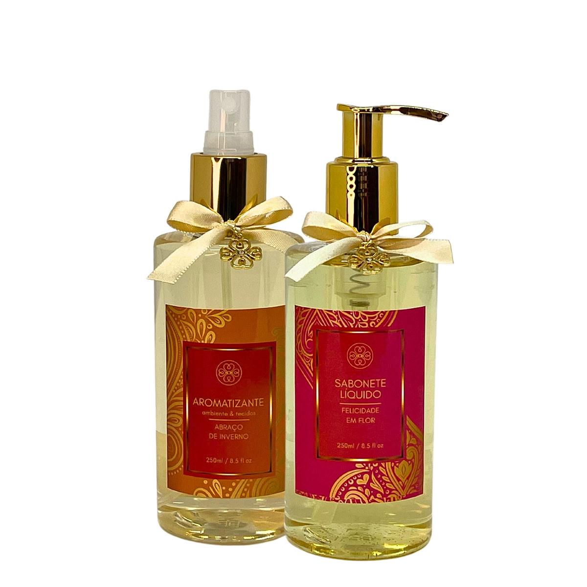 Produto: Kit Flora Vie Felicidade em Flor Sabonete Líquido e Aromatizante (2 produtos)