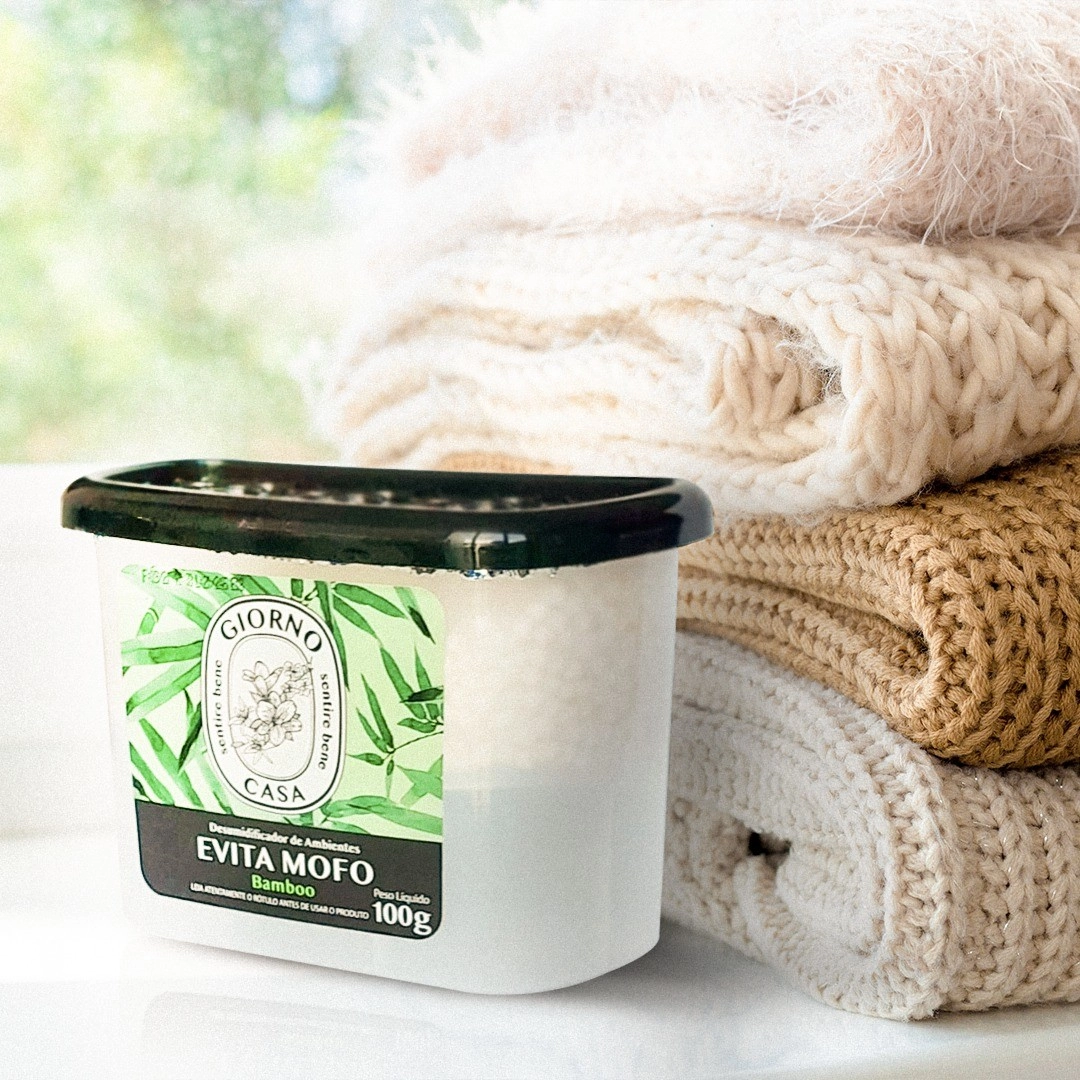 Produto: Kit Giorno Casa Sentire Bene Bamboo Difusor e Desumidificador de Ambientes (2 produtos)