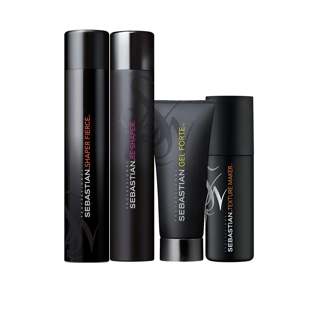 Produto: Kit Sebastian Professional Form Texture Re-Shaper Fierce (4 produtos)