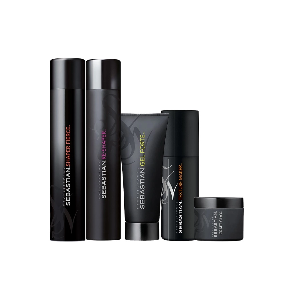 Produto: Kit Sebastian Professional Form Craft Texture Re-Shaper Fierce (5 produtos)