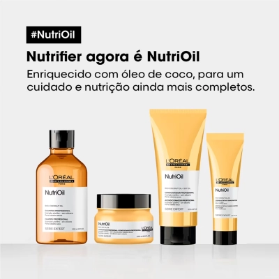 Kit Tratamento Capilar NutriOil L'Oréal Professionnel Serie Expert Shampoo 300ml Condicionador 200ml Óleo Capilar 90ml Produto Kit Tratamento Capilar NutriOil L'Oréal Professionnel Serie Expert Shampoo 300ml Condicionador 200ml Óleo Capilar 90ml