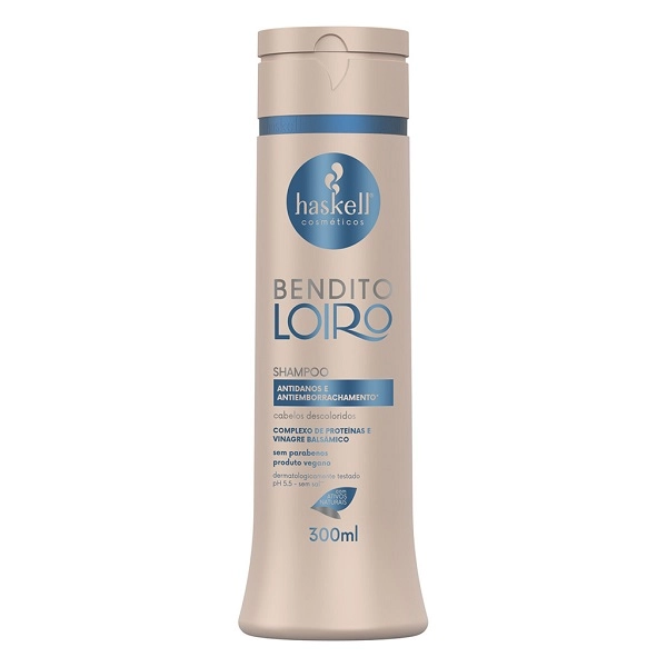 Produto: Kit Haskell Bendito Loiro Shampoo Condicionador 300ml Proteína 150g e Máscara 300g