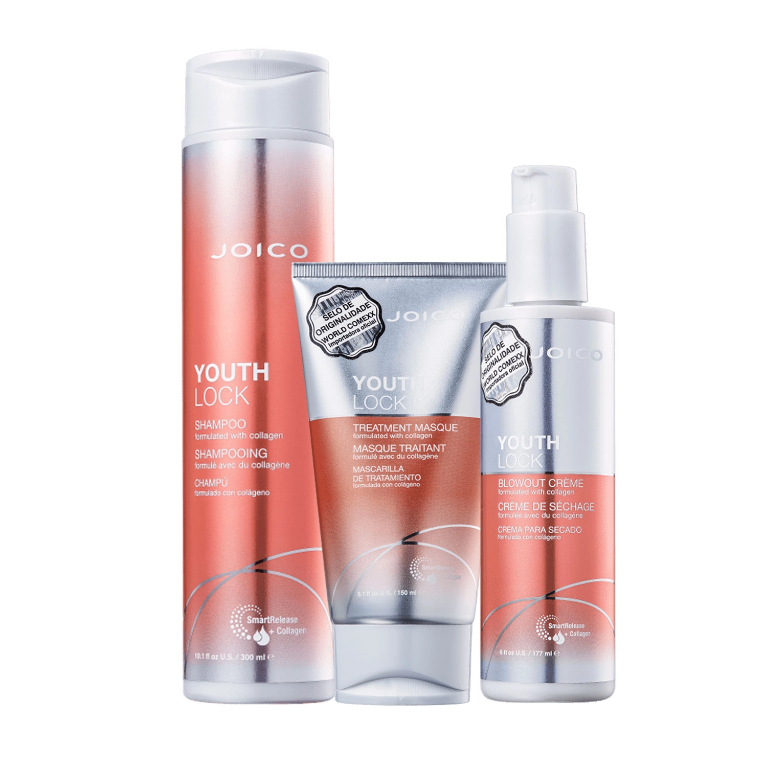 Produto: Kit Joico Youthlock Collagen Hidratação (3 Produtos)