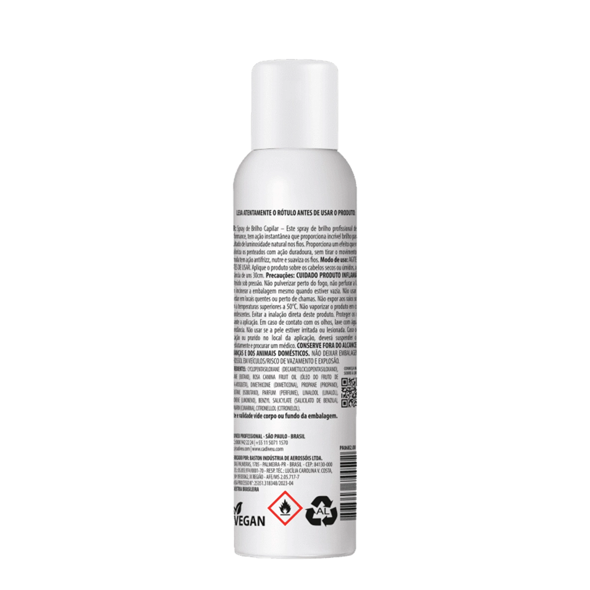 Produto: Spray de Brilho Extra Shine Cadiveu Final Style 150ml