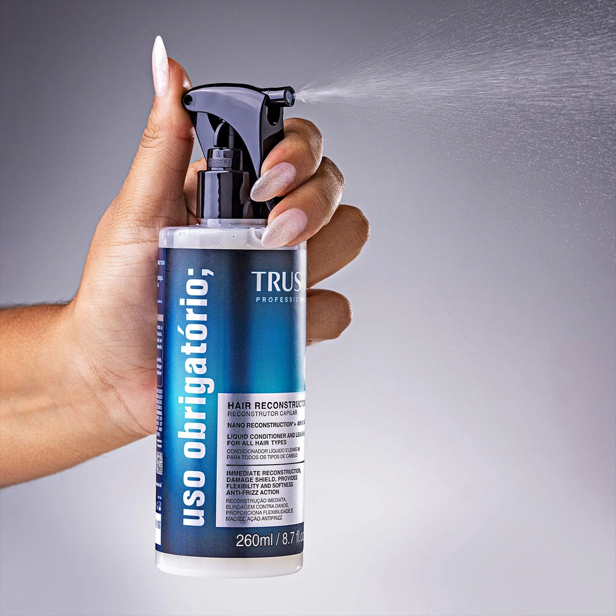 Produto Tratamento Líquido Reconstrutor Uso Obrigatório Truss 260ml