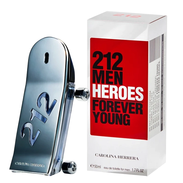 Produto: 212 Men Heroes Carolina Herrera Eau de Toilette - Perfume Masculino 50ml