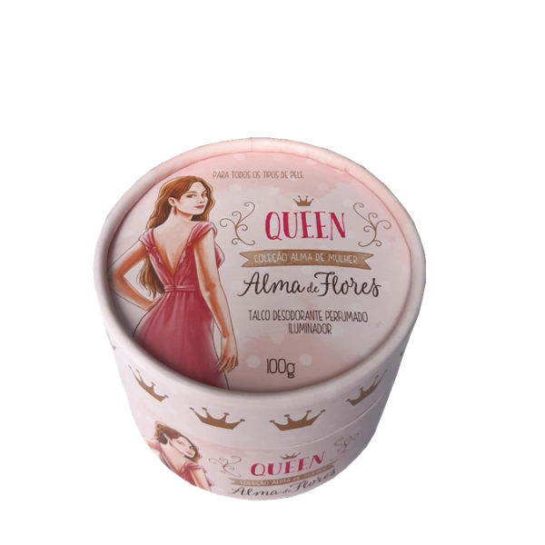 Produto: Alma de Flores Talco Perfumado Iluminador 100g - Queen