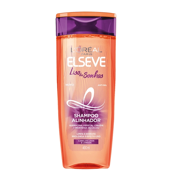 Elseve LOreal Paris Liso dos Sonhos Shampoo 400ml Produto: Elseve LOreal Paris Liso dos Sonhos Shampoo 400ml