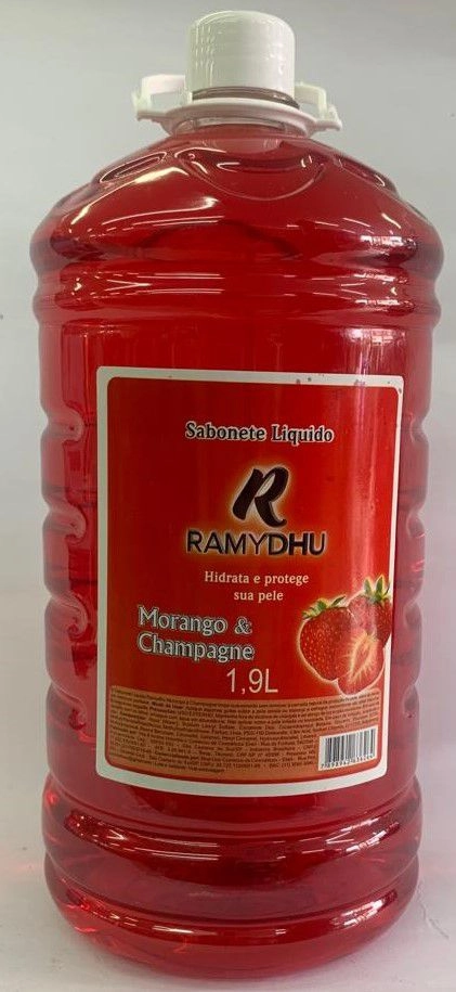 Produto: Sabonete Liquido Ramydhu Morango e Champagne 1,9 L
