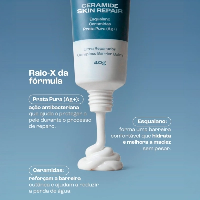 Balm Multirreparador Facial Ceramide Skin Repair Creamy Skincare 40g Produto Balm Multirreparador Facial Ceramide Skin Repair Creamy Skincare 40g
