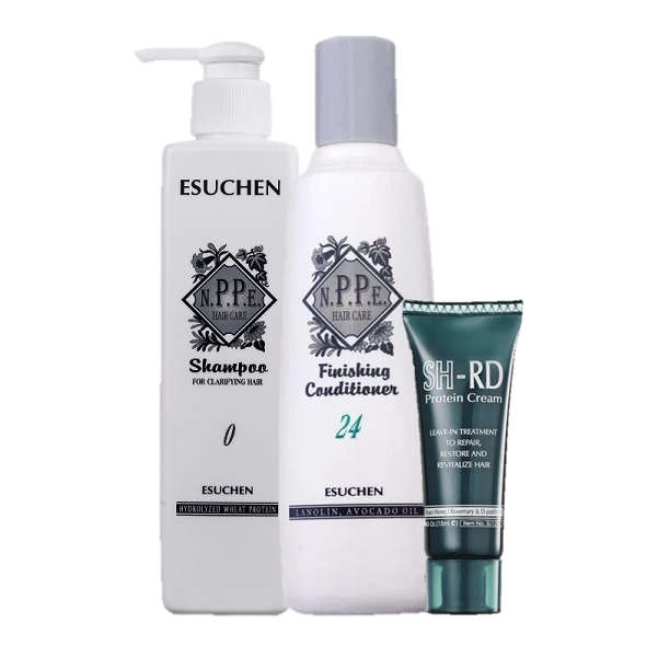 Produto: Kit N.P.P.E. Herbal Nº0 Clarifying Shampoo e Nº23 Condicionador e Protein Cream 15ml (3 produtos)