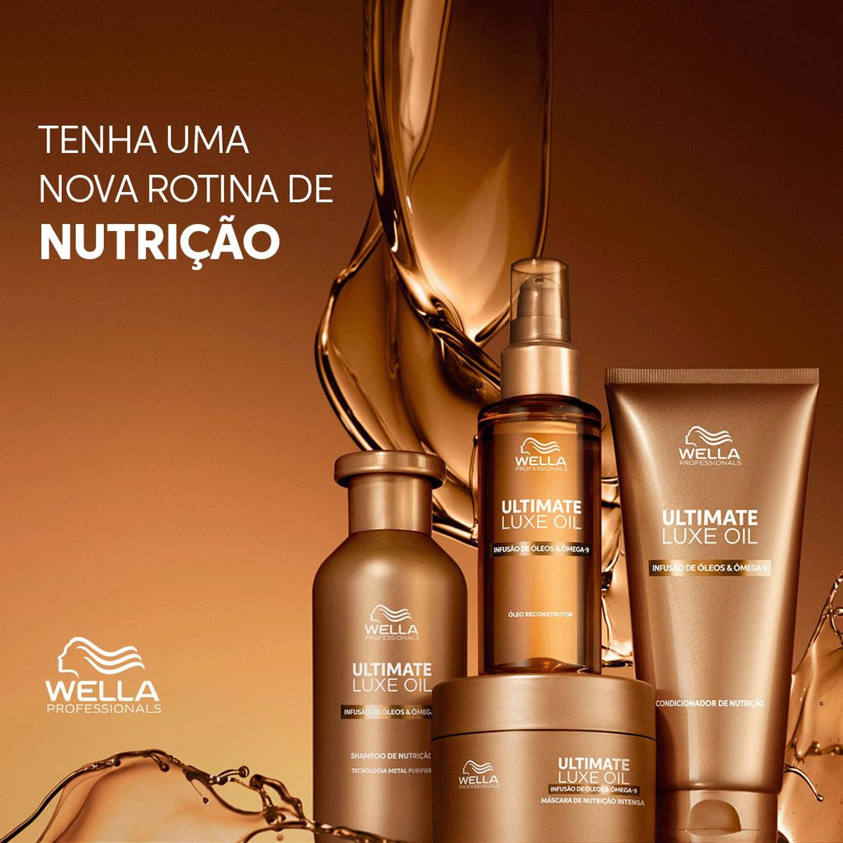 Shampoo Ultimate Luxe Oil Wella Professionals 50ml Produto Shampoo Ultimate Luxe Oil Wella Professionals 50ml