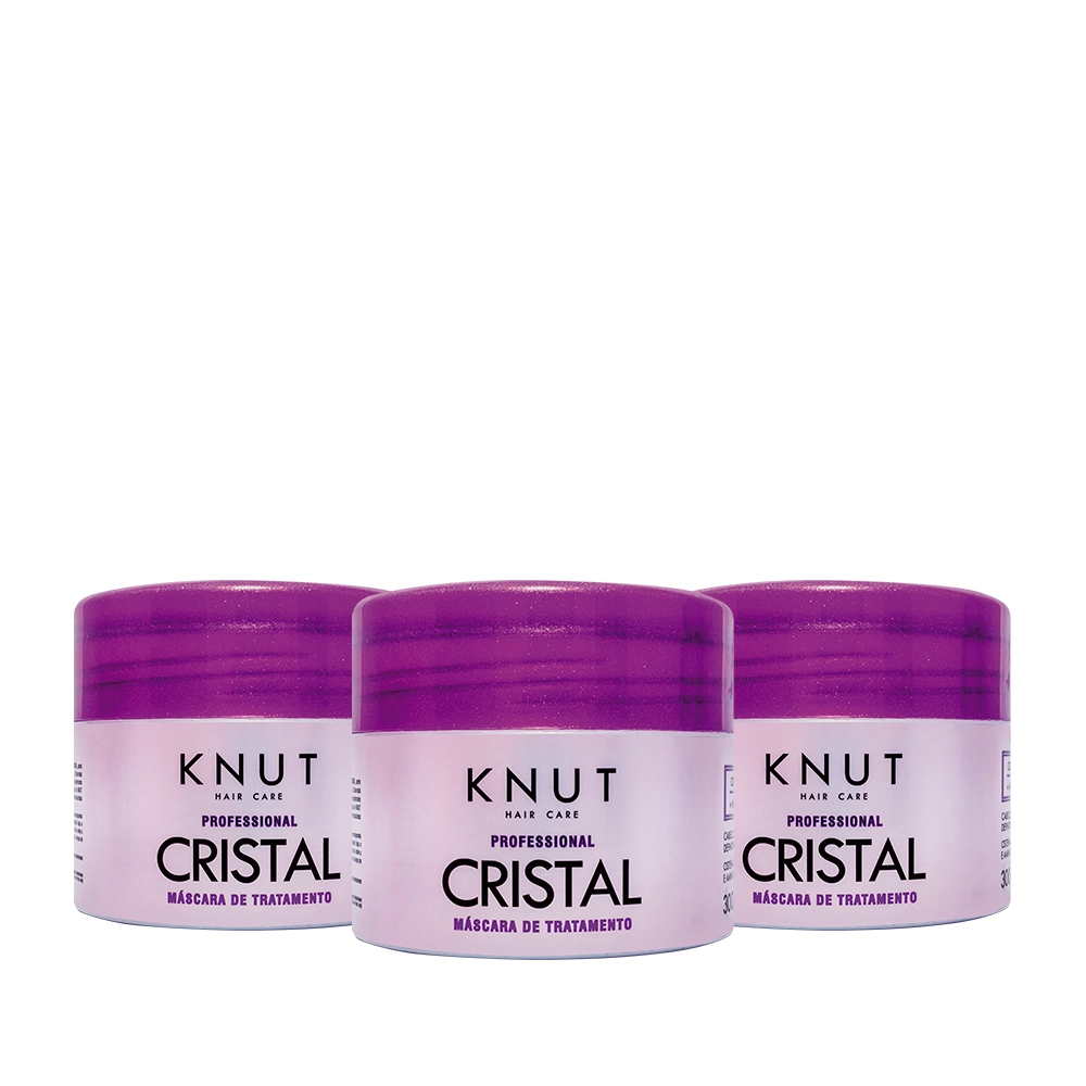 Produto: Kit Knut Professional Cristal - Máscara de Tratamento 300g (3 unidades)