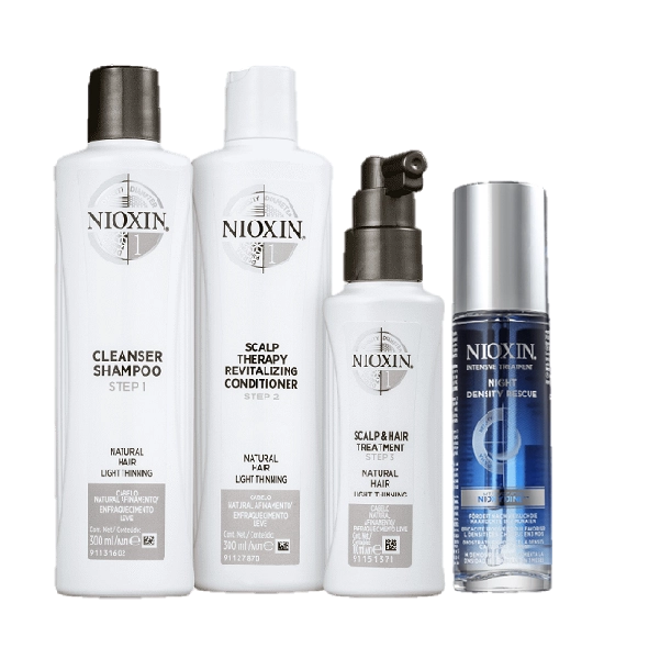 Produto: Nioxin Kit Sistema 1 300ml e Serum Noturno 70ml