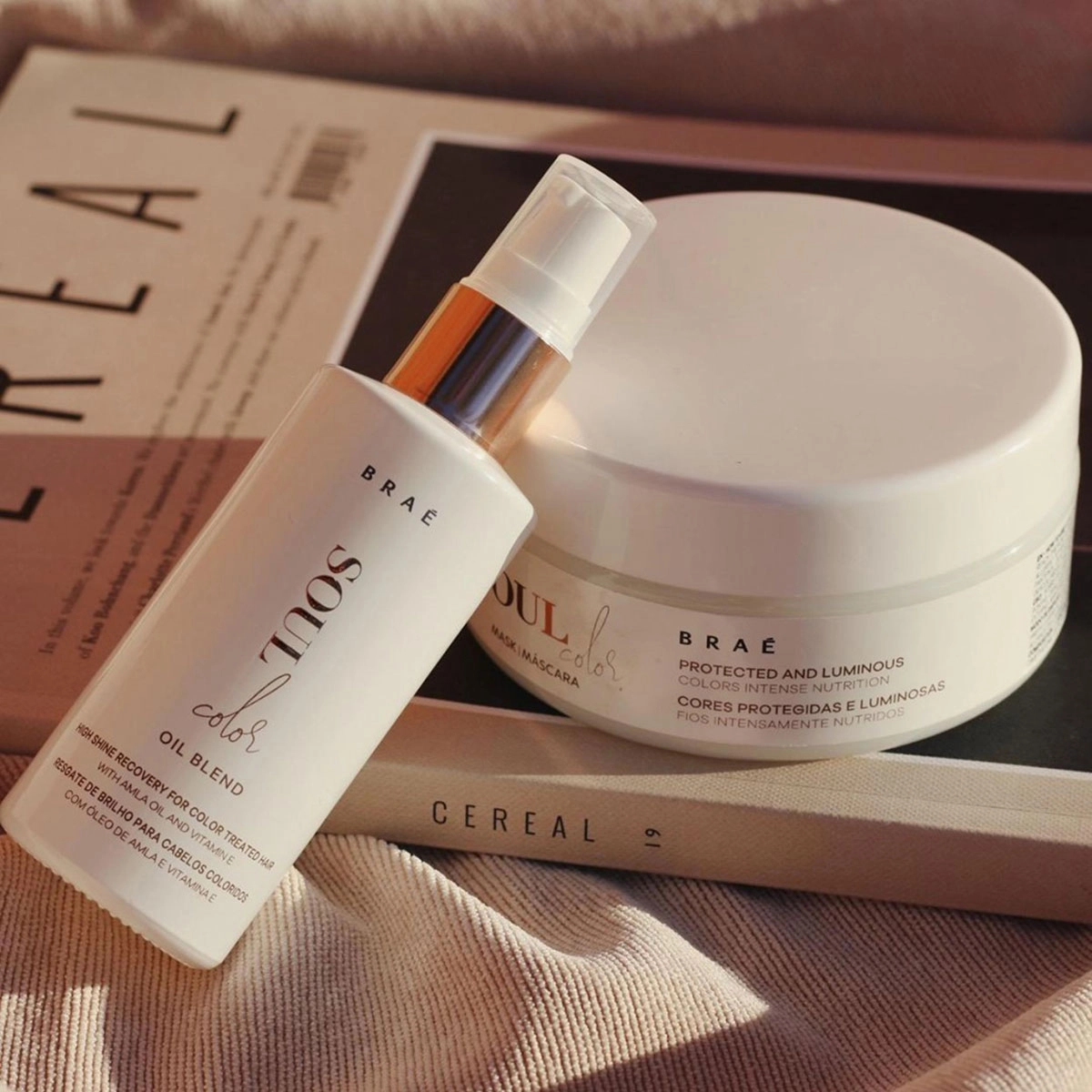 Produto: Kit Braé Soul Color Máscara e Oil Blend (2 produtos)