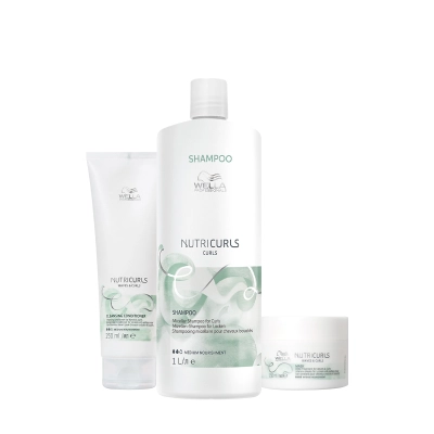 Produto: Kit Wella Professionals NutriCurls - Cuidado Essencial para Cachos (3 produtos)