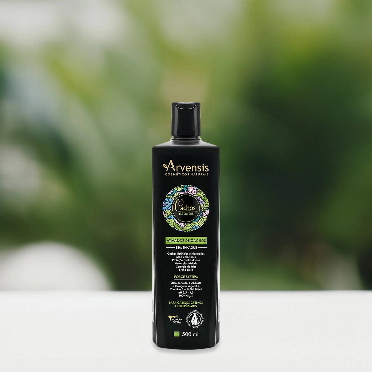 Produto: Kit Arvensis Cachos Naturais Crespos e Crespíssimos Ativador de Cachos G e Máscara G (2 produtos)