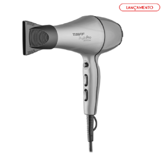 Produto: Kit Secador Style Pro 2000W 127V e Modelador de Cachos Vulcan 25mm Bivolt Taiff