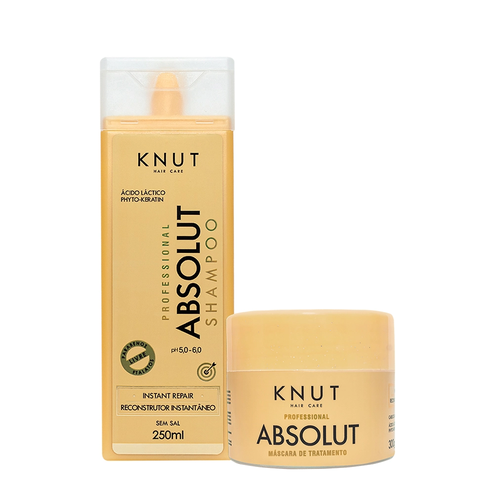 Produto: Kit Knut Professional Absolut Shampoo e Máscara (2 produtos)