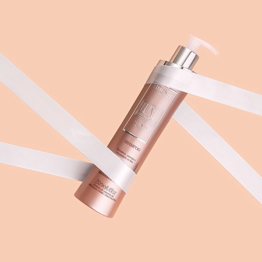 Produto: Kit Amend Luxe Creations Blonde Care Shampoo e Fluído Antiumidade (2 produtos)