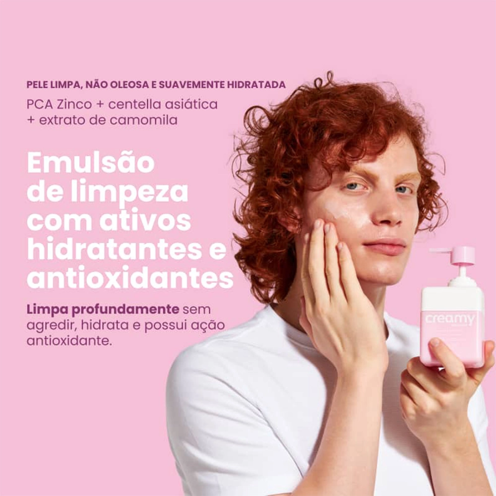 Produto: Kit Creamy Vitamina C Calming Anti-Aging B Complex Glicólico Solar (7 produtos)
