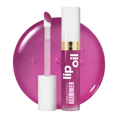 Produto: Lip Oil Super Lustrous Glimmer Plum Pop Revlon Professional 3,8ml