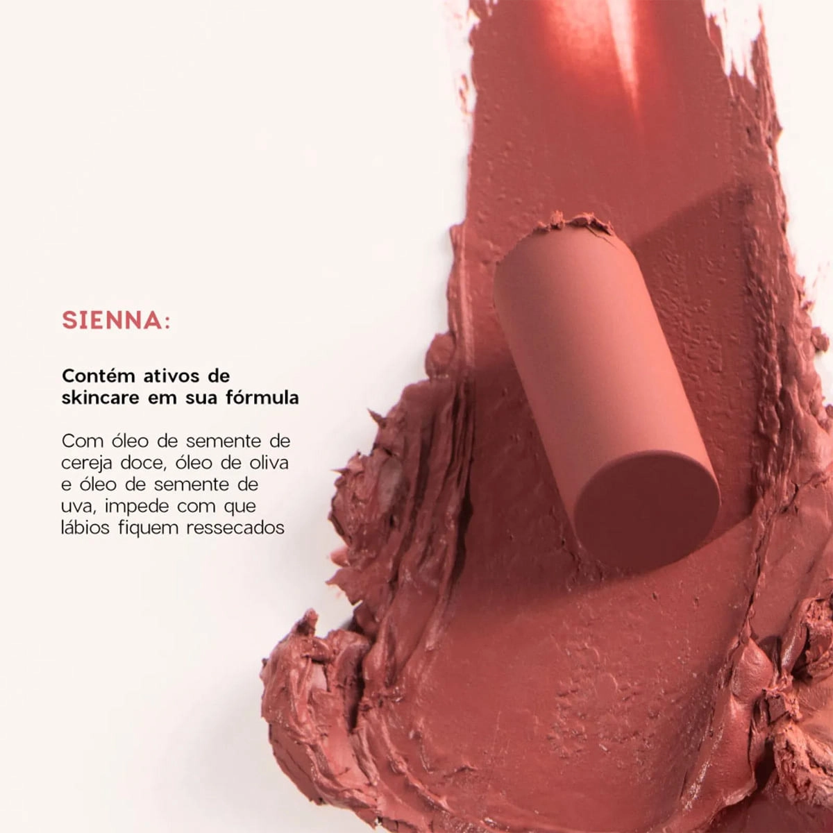 Mini Batom Sienna Nude Océane Edition The Lipstick 2g Produto Mini Batom Sienna Nude Océane Edition The Lipstick 2g
