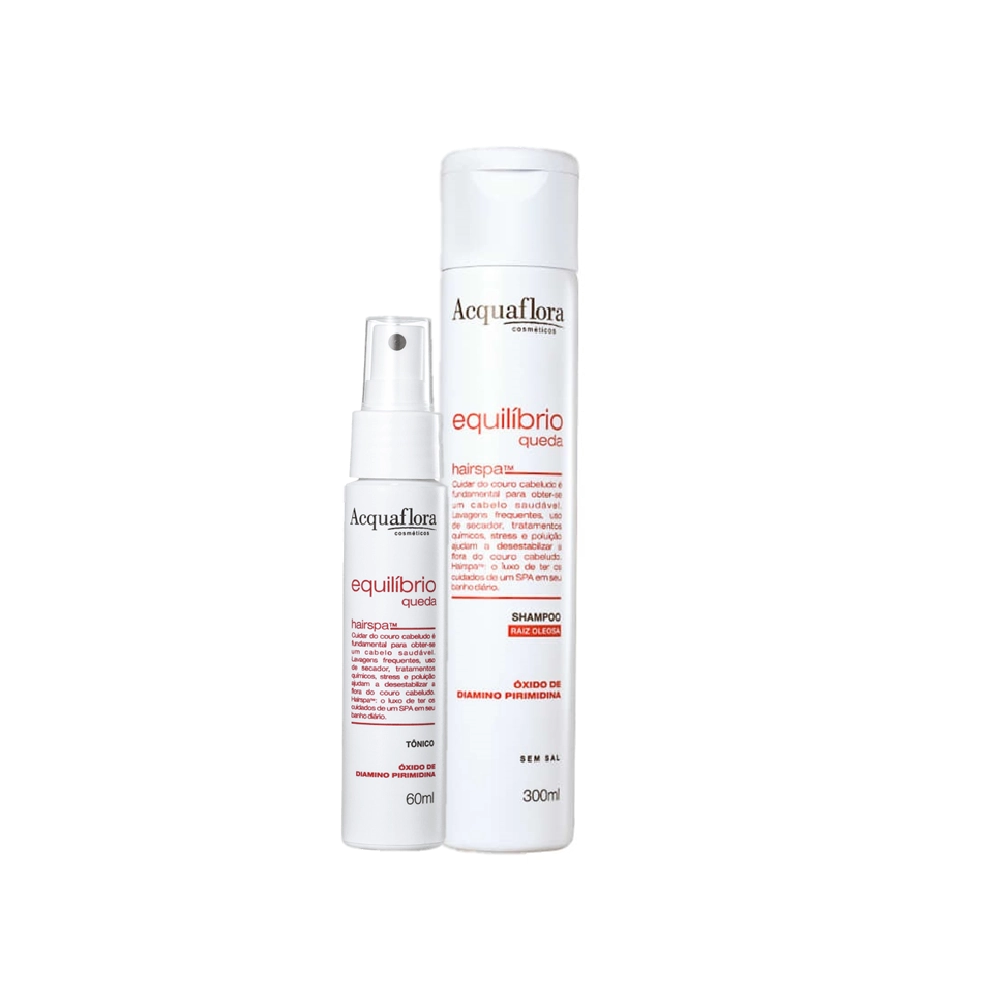 Produto: Kit Acquaflora Equilibrio Queda Raiz Oleosa Tratamento Capilar (2 Produtos)