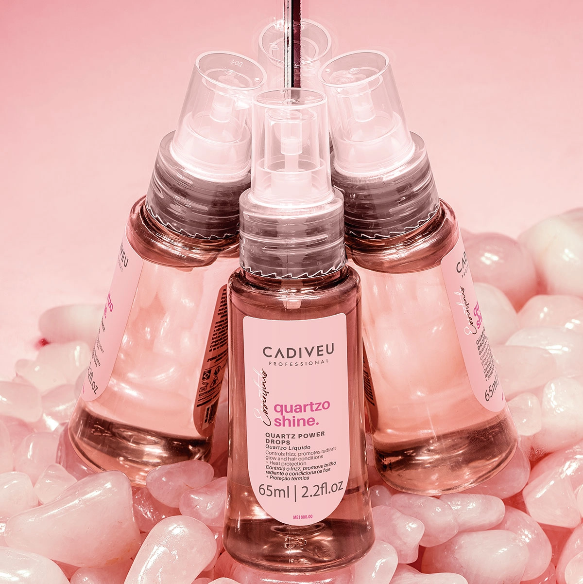 Produto: Óleo Capilar Quartzo Líquido Cadiveu Essentials Quartzo Shine 65ml